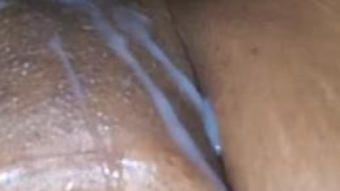I wanted to see him cum on my pussy not once but twice
