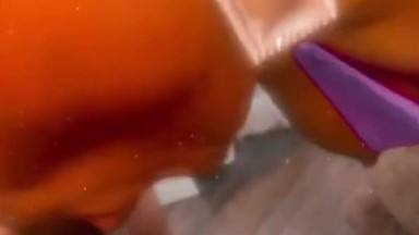 Sucking Dick with condom on